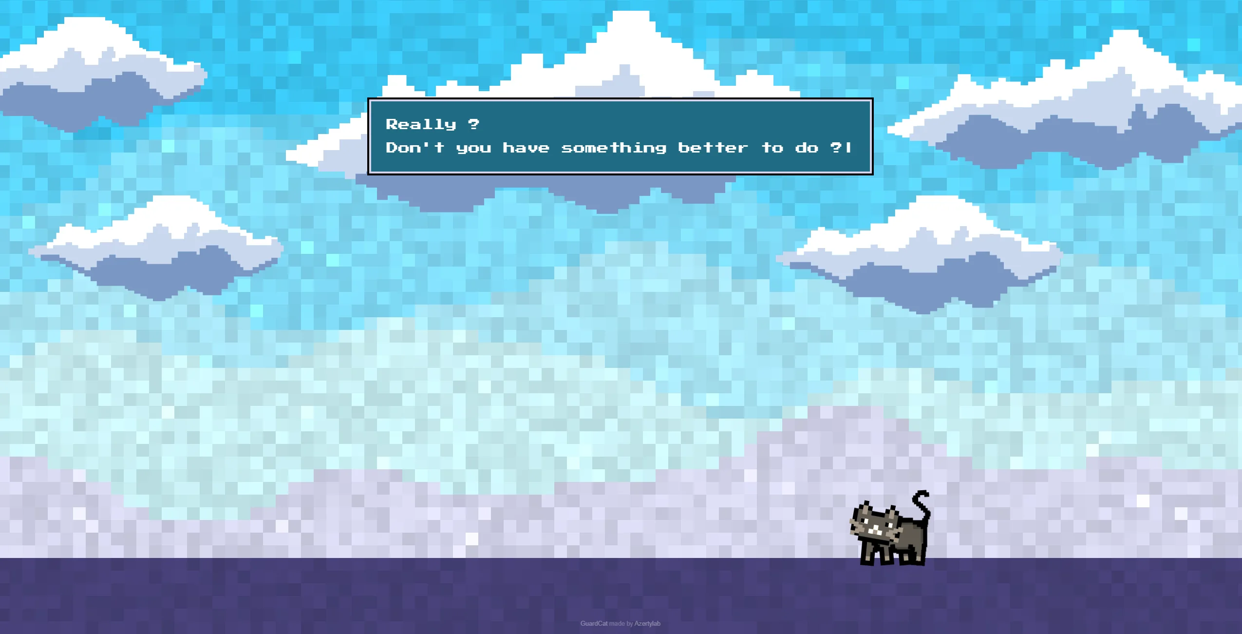 Page de blocage mode jour